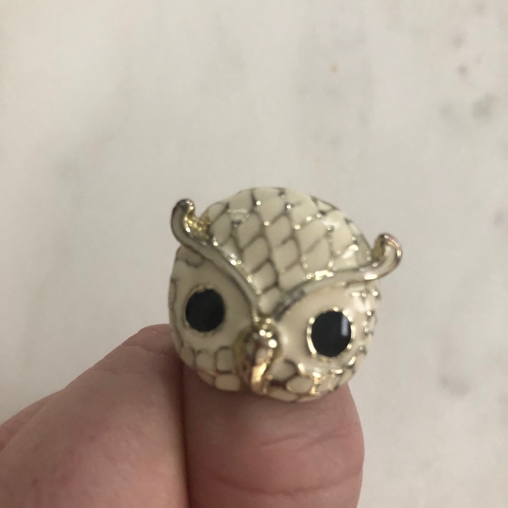 Owl ring.